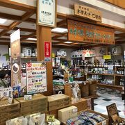 木曽の地産品が豊富な道の駅