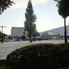 イオンから防府駅とルートイン防府駅前