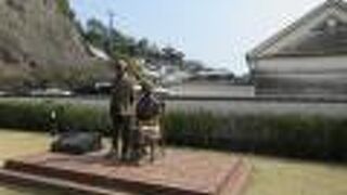 歴史民俗資料館の庭にありました