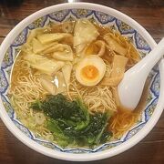 正油ワンタン麺をいただきました