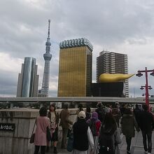 吾妻橋とスカイツリー