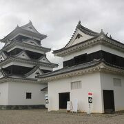 天守閣は再建、台所櫓、 高欄櫓は江戸時代からの建物です