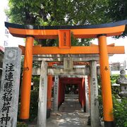 櫛田神社の一角に