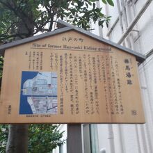 高札型の説明板です。