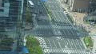 三宮駅から港方面への大通り