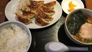 焦げ目が多い餃子