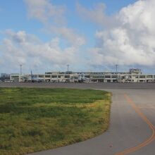 新石垣空港に到着