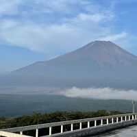 客室窓からの富士山