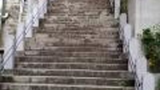 階段でした。 それもかなり段数があり傾斜もあります。