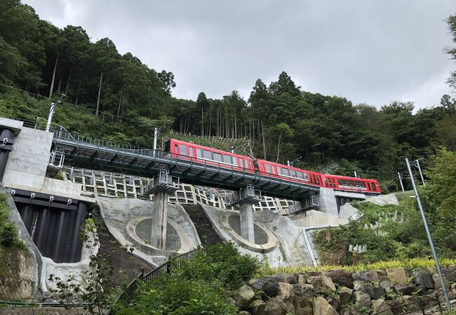 新しい箱根登山鉄道の撮影スポット