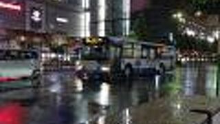 岡山市内を走る路線バス