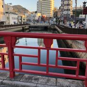 長崎市の市街を流れる川のひとつ。