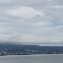 別府湾が一望できる