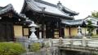 御影堂が補修工事だった興正寺 