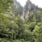 「不動岩」上川郡層雲峡