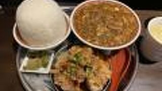 麻婆豆腐と油淋鶏