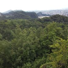 お寺からの眺め