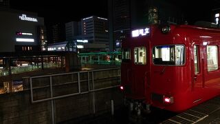 平日の20時台に、知立方面の列車に乗車