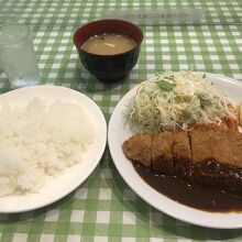 ビーフカツセット