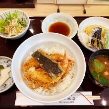 海老天丼セット