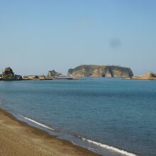 前浜からの景色。