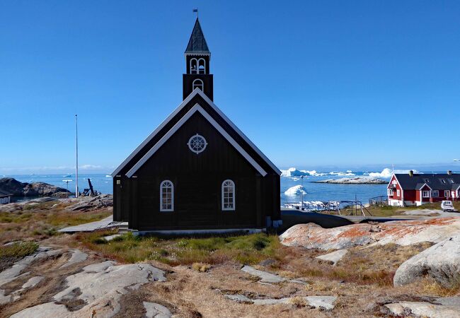 グリーンランド観光パンフレットにも登場する象徴的なシオン教会