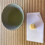 抹茶いただきました