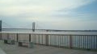 利根川を銚子(千葉県)から見ました