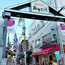 不忍通り側の入口