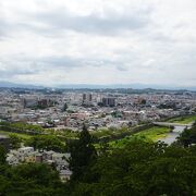 横手市街を一望（横手公園展望台） 