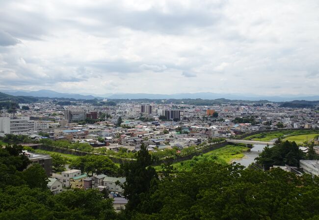 横手市街を一望（横手公園展望台） 