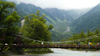 ５０年ぶりの河童橋