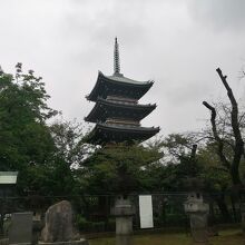 五重塔は上野動物園の敷地にあります