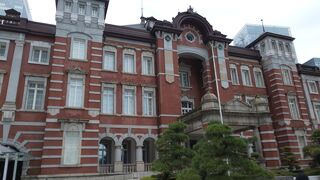 赤レンガがきれい