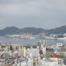 公園展望台からの景色