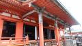 重要文化財の宝物が数多くある寺院