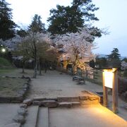 春の松江城