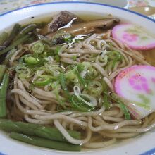 山頂で食べた伊吹そば