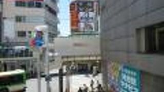 北千住西口のアーケード