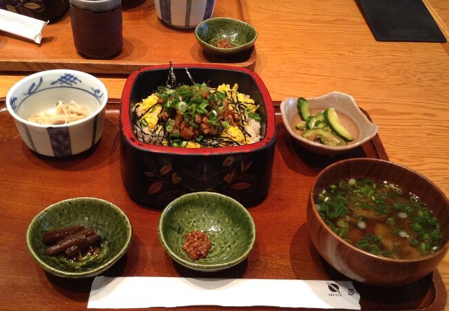 地産地消の優しい料理が楽しめます