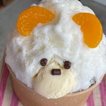 北浦和店のシロクマカキ氷