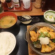 リーズナブルな定食屋さん