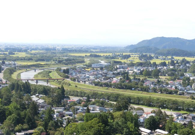 角館の街がよく見える穴場の展望台☆