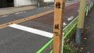 檜町公園のすぐそばの道