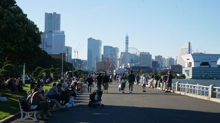 かなり戻ってきた山下公園