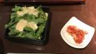 赤身も美味しいカルビ定食