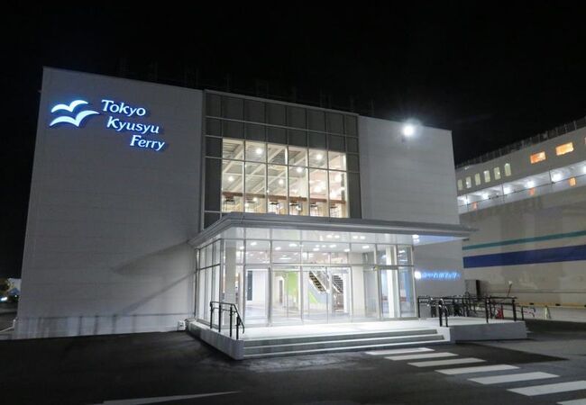 2021年7月横須賀―北九州間に新就航した東京九州フェリーの新ターミナル