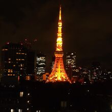 部屋から見た東京タワー