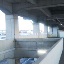 城北線小田井駅は３階部分ぐらいの高さになります