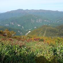 登山者がひっきりなしに登ったり降りたり。交通量が多いです。